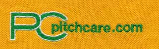 Embroidery of Pitchcare logo