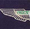 Embroidered Aston Martin logo